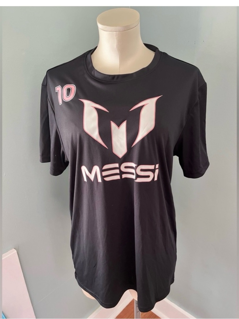 NWT Messi Black Graphic Jersey , Inter Miami soccer argentina